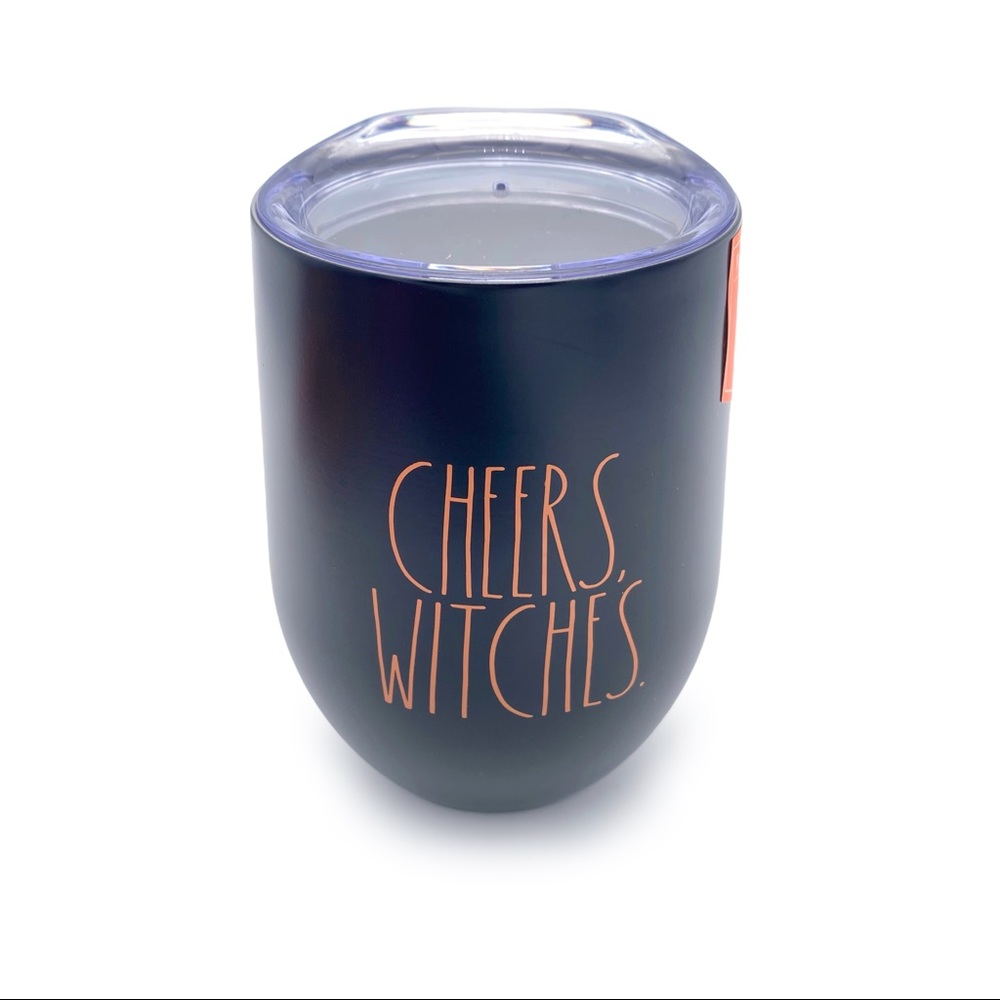 RAE DUNN ‘CHEERS, WITCHES.’ Insulated Wine Glass